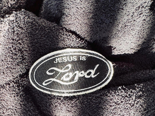 Jesus is Lord Embroidered Glow Patch - Iron On