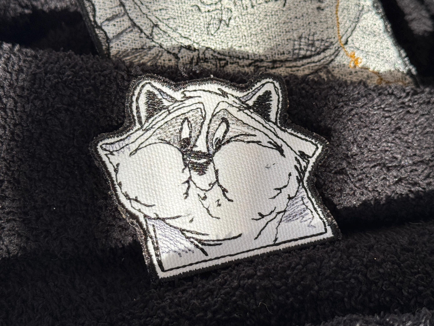 Meeko Raccoon Embroidered Iron-On Patch – Pocahontas Inspired
