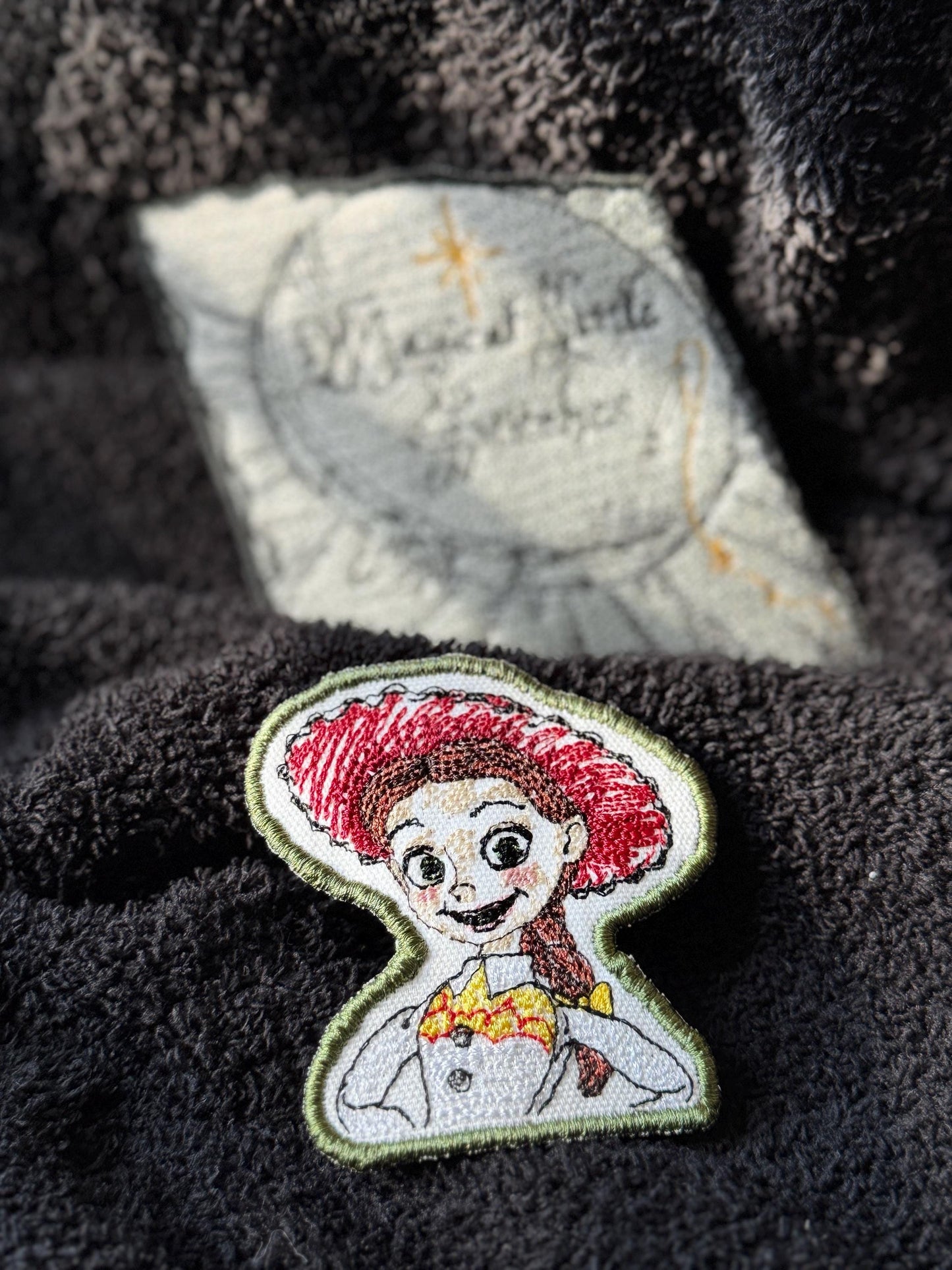 Cowgirl Jessie Embroidered Iron-On Patch: Toy Story Inspired