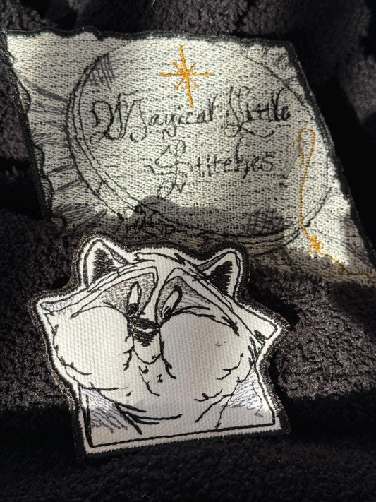 Meeko Raccoon Embroidered Iron-On Patch – Pocahontas Inspired