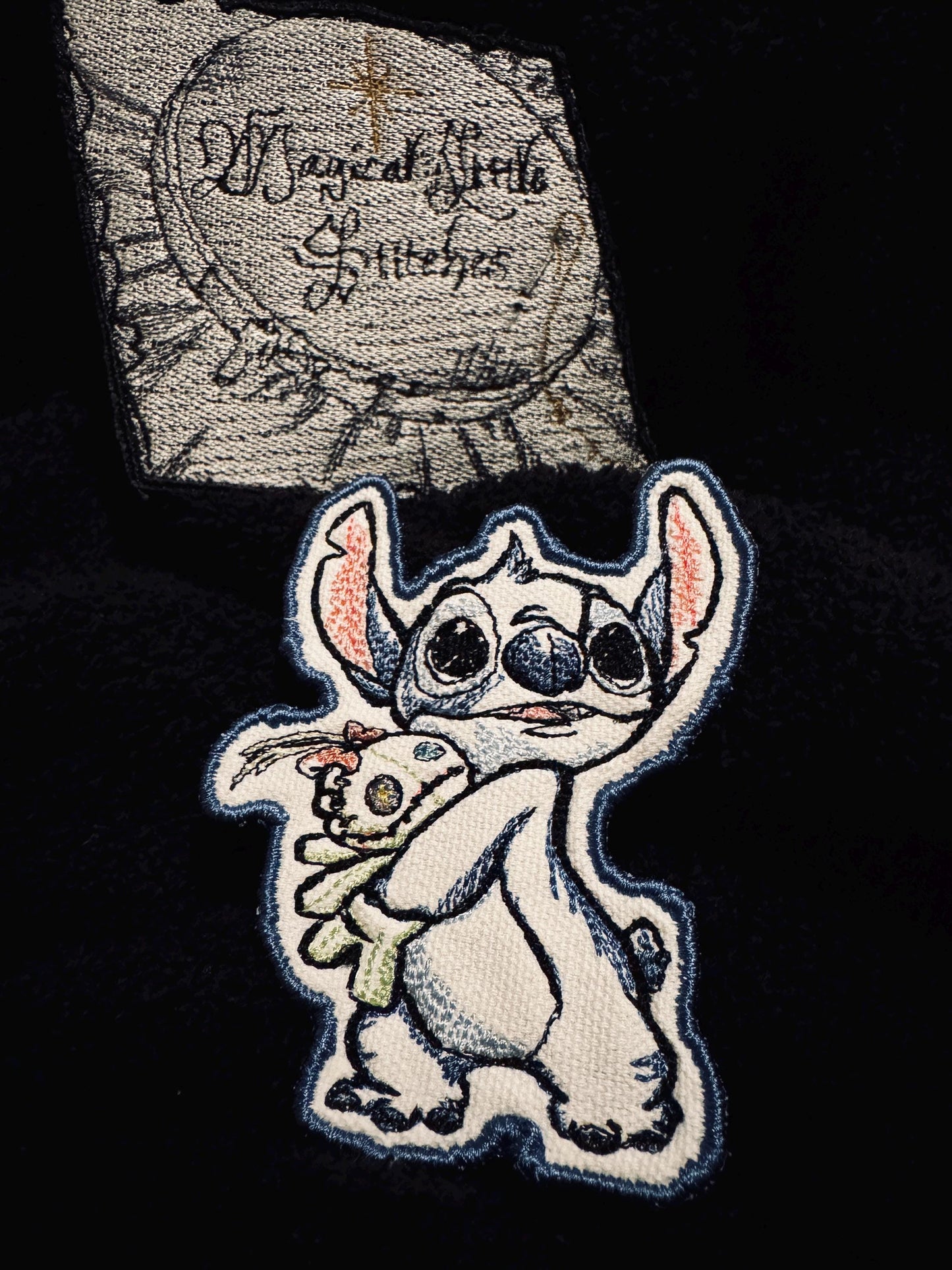 Stitch & Scrump inspired Embroidered Iron-On Patch
