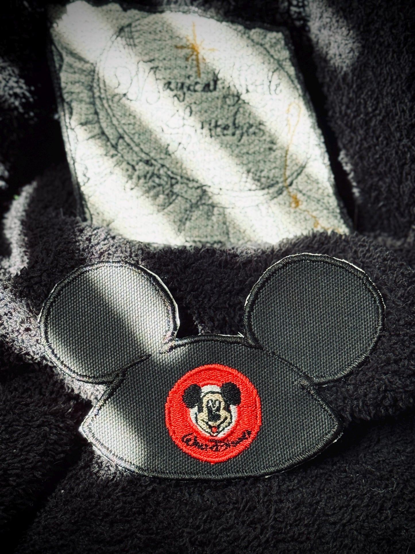 Mouse Hat Embroidered Iron On Patch