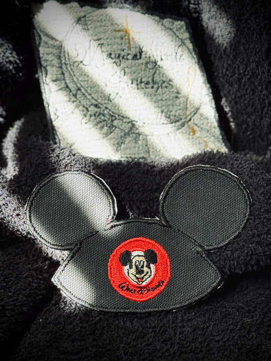 Mouse Hat Embroidered Iron On Patch