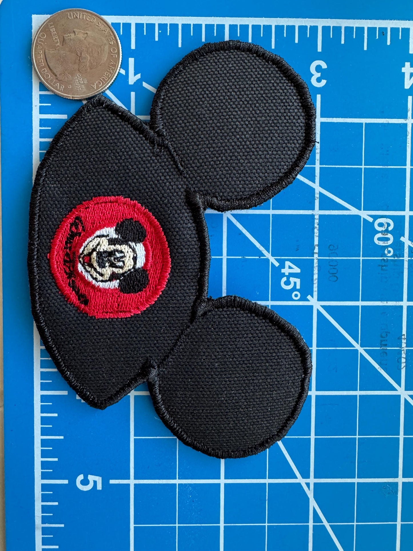 Mouse Hat Embroidered Iron On Patch