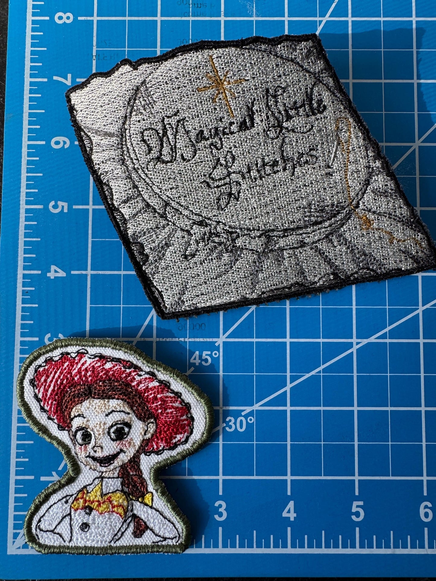 Cowgirl Jessie Embroidered Iron-On Patch: Toy Story Inspired