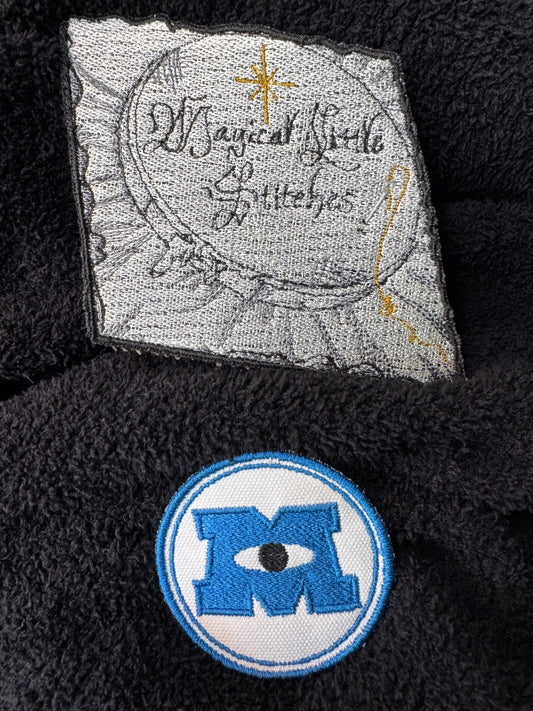 Monsters Inc. inspired  Embroidered Iron-On Patch