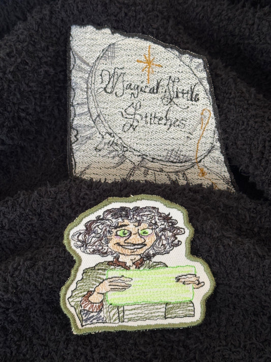 Glow in the Dark inspired  Bruno Embroidered Patch - Encanto Inspired Iron-On