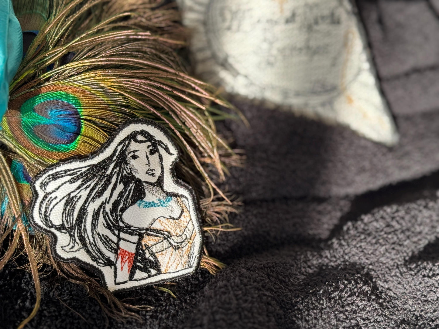 Pocahontas Iron-On Patch - Add a Touch of Magic to Your Wardrobe! iron-on patch, Embroidered patch, Disney patch, unique patches