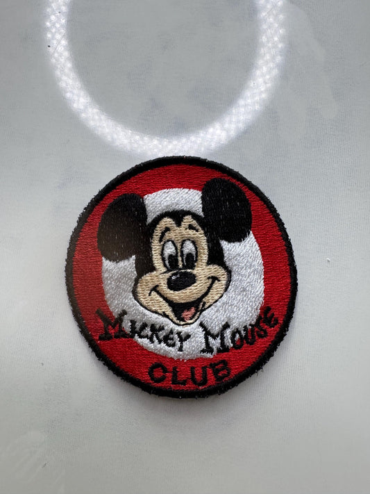 Magical Mouse Club Patch: iron on patch