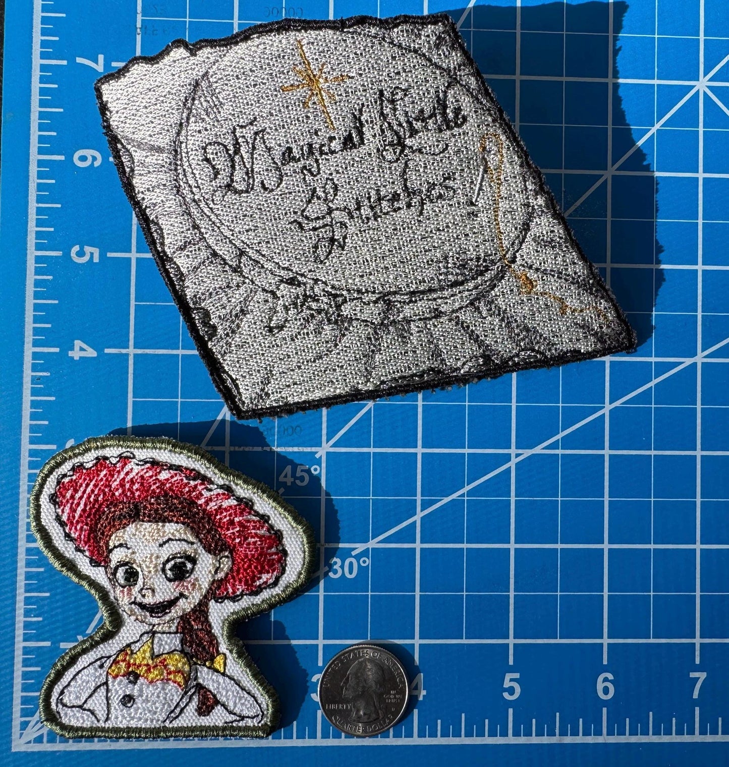 Cowgirl Jessie Embroidered Iron-On Patch: Toy Story Inspired