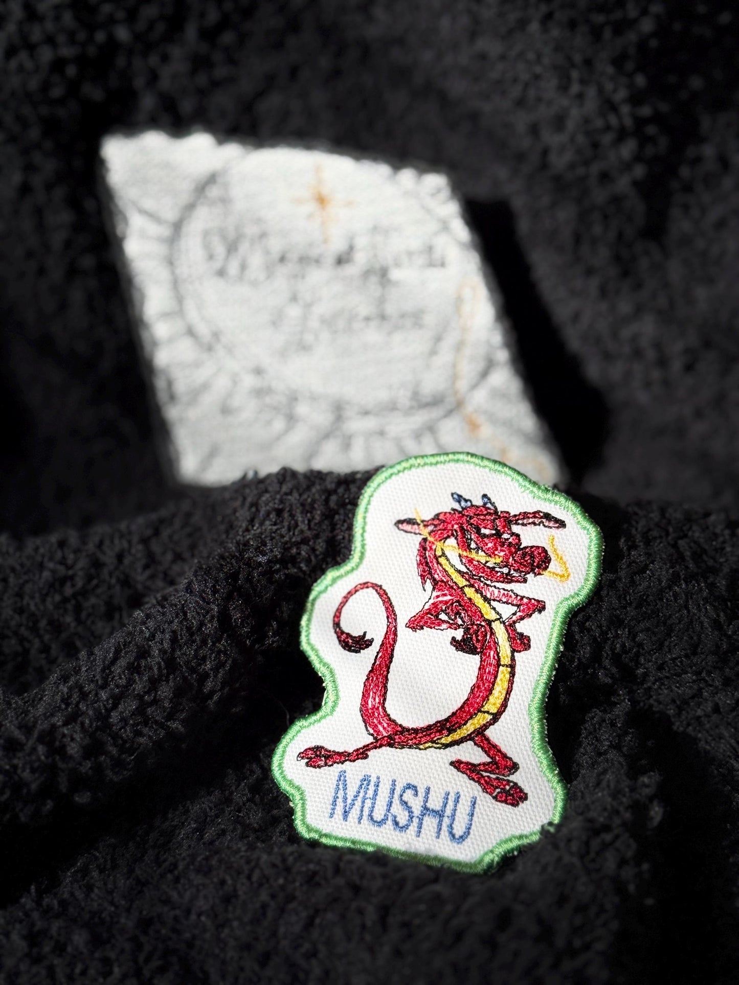 Mushu inspired  Embroidered Iron-On Patch: Mulan Inspired