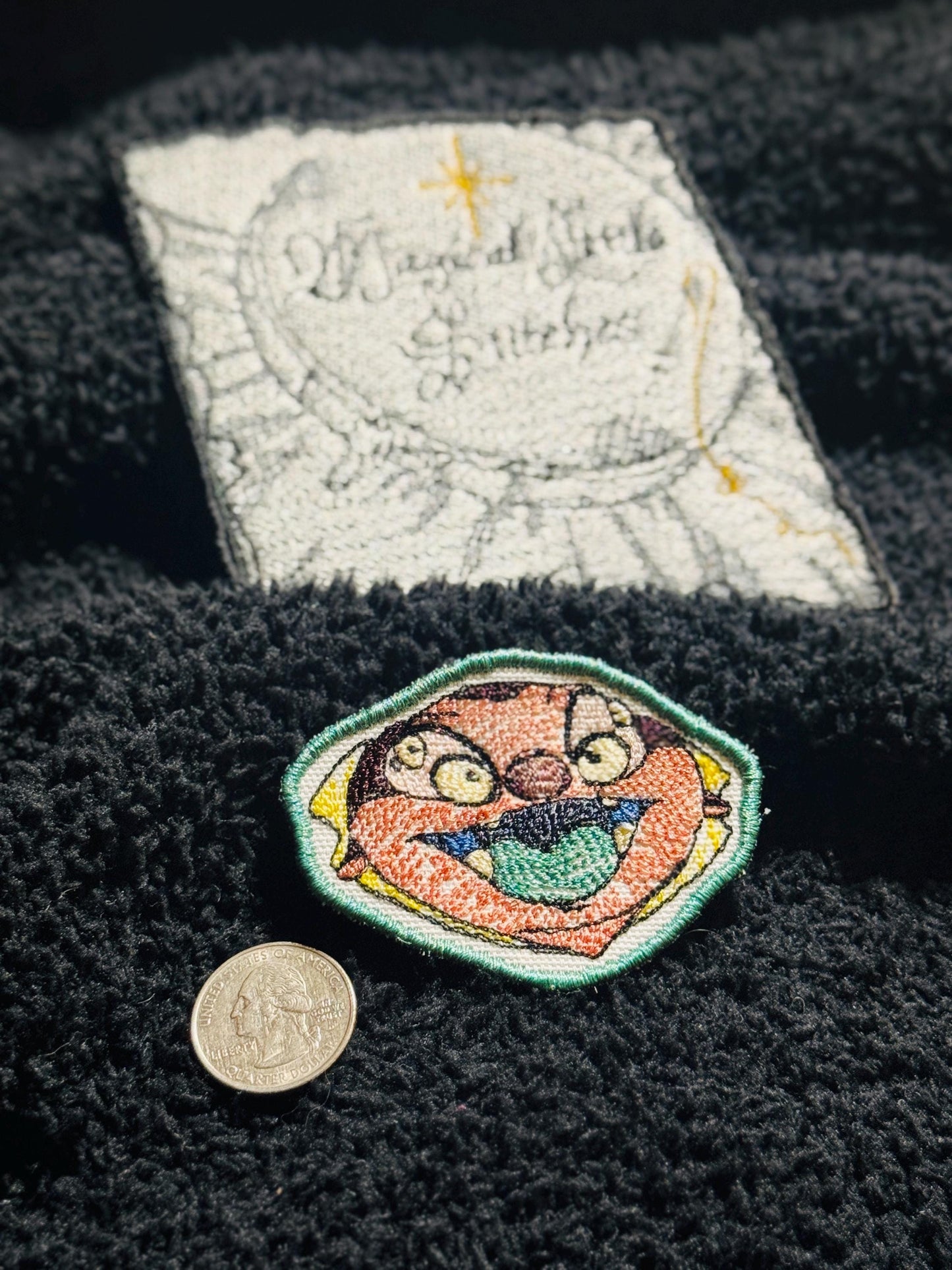 Jumba Embroidered Iron-On Patch - Lilo & Stitch Inspired