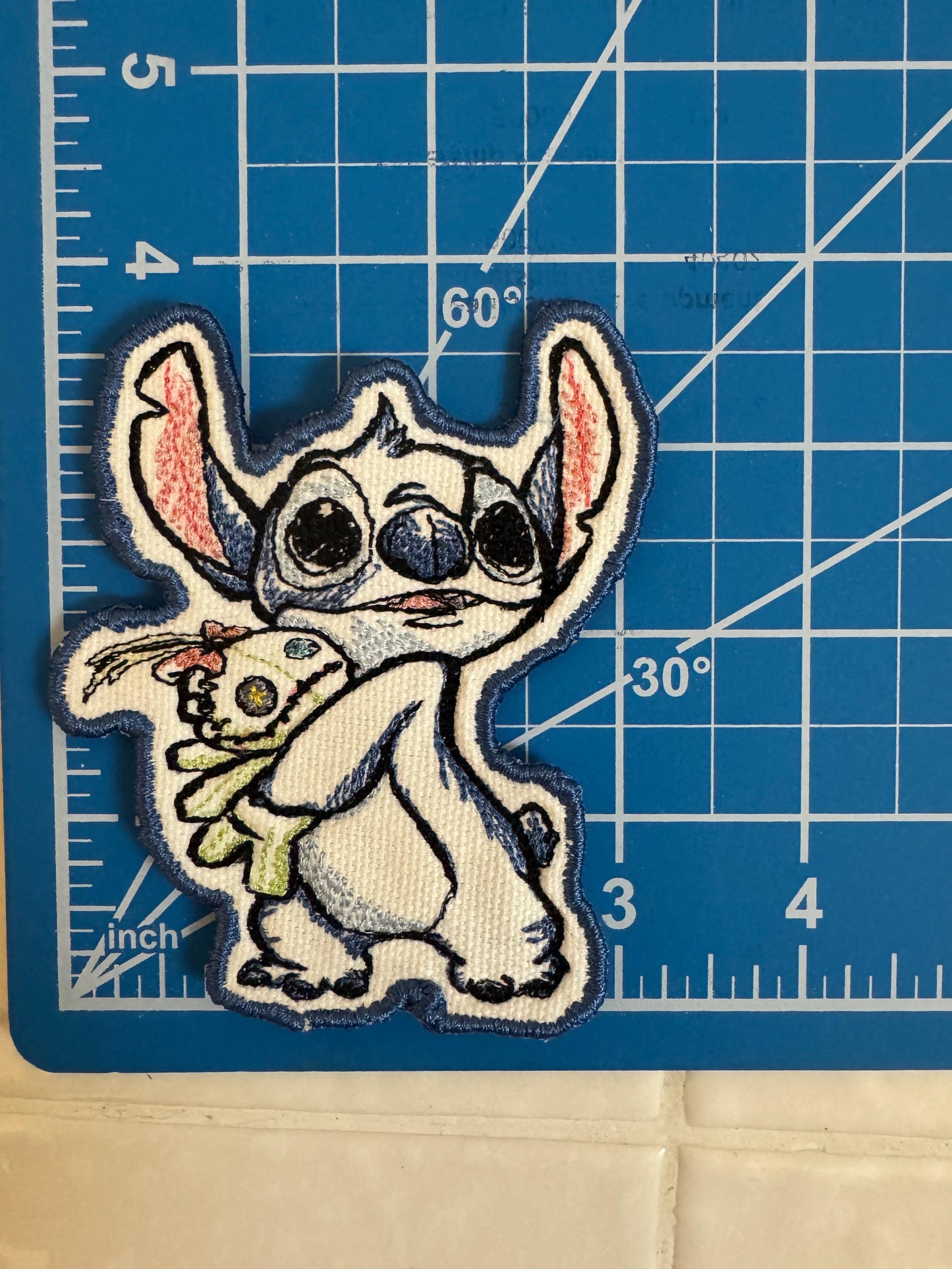 Stitch & Scrump inspired Embroidered Iron-On Patch
