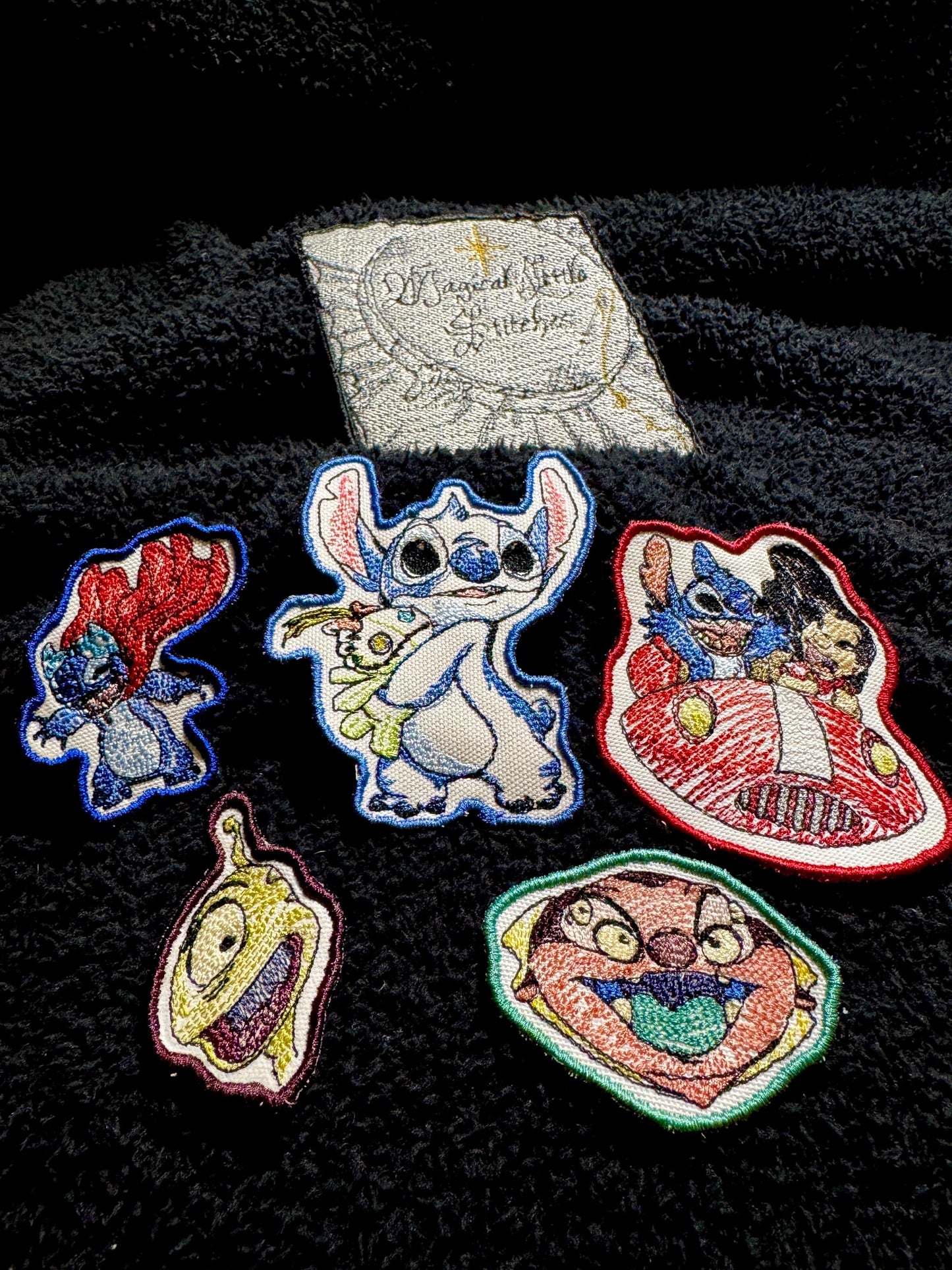 Pleakley Embroidered Iron-On Patch - Lilo & Stitch Inspired