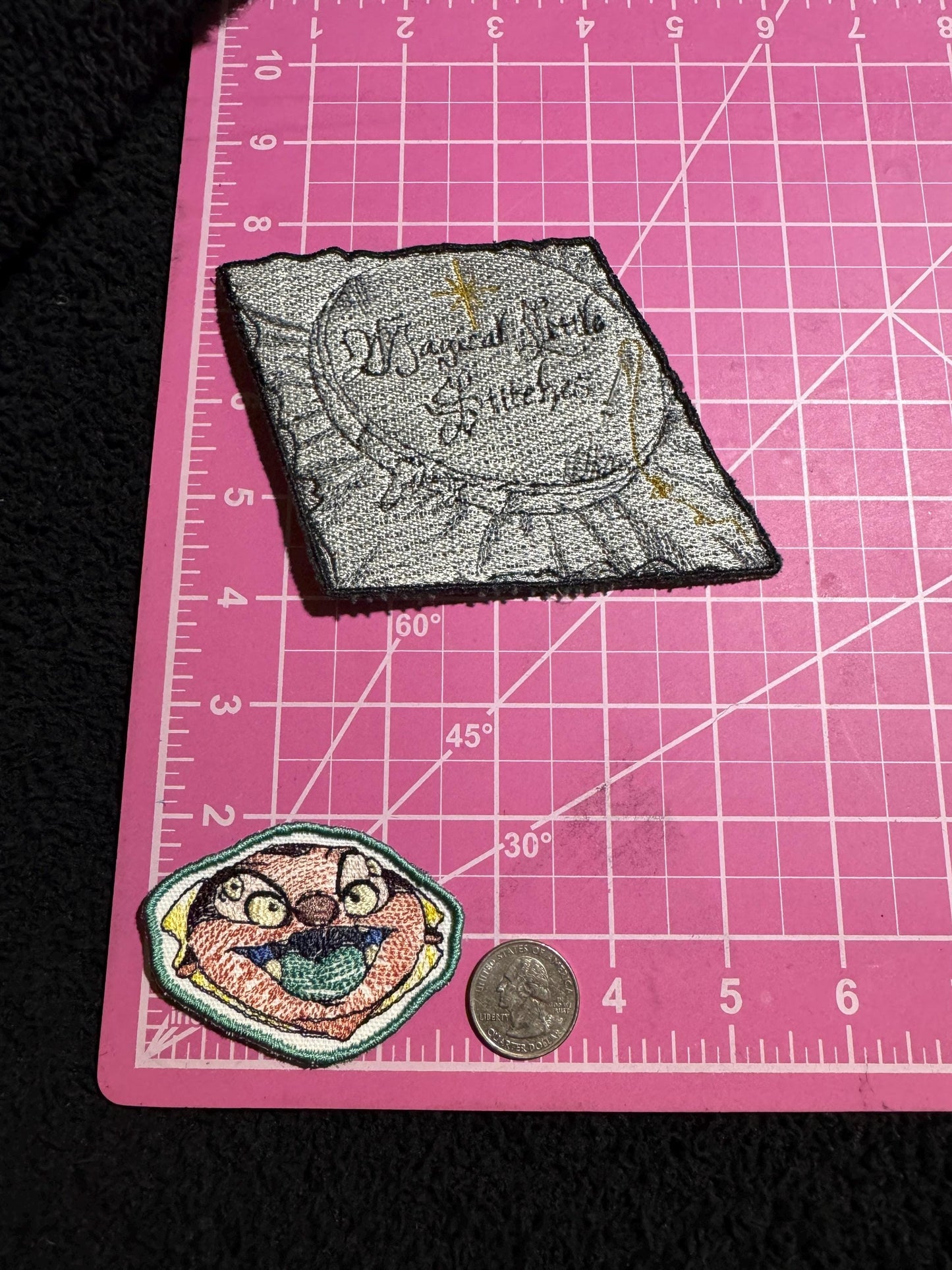 Jumba Embroidered Iron-On Patch - Lilo & Stitch Inspired