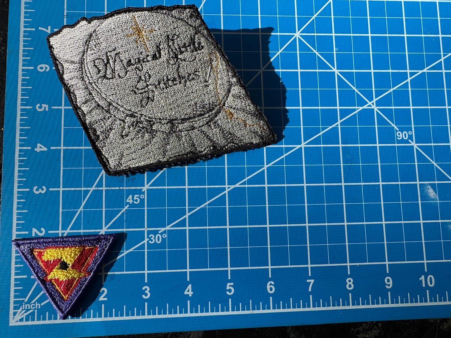 AstroBlasters  Inspired Embroidered Patch: Astro Blaster and Target