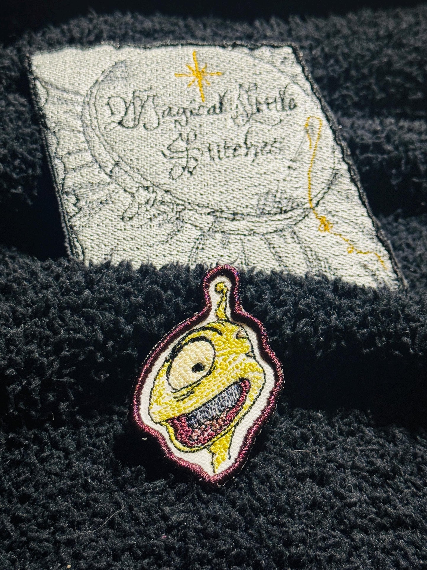 Pleakley Embroidered Iron-On Patch - Lilo & Stitch Inspired