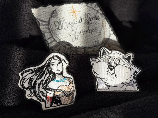 Pocahontas Iron-On Patch - Add a Touch of Magic to Your Wardrobe! iron-on patch, Embroidered patch, Disney patch, unique patches