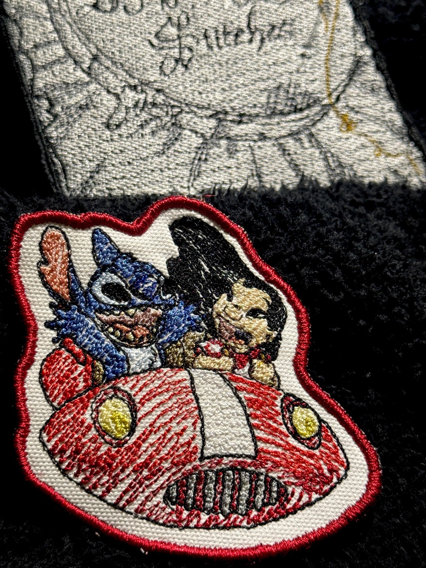 Lilo and Stitch  inspired Embroidered Iron-On Patch