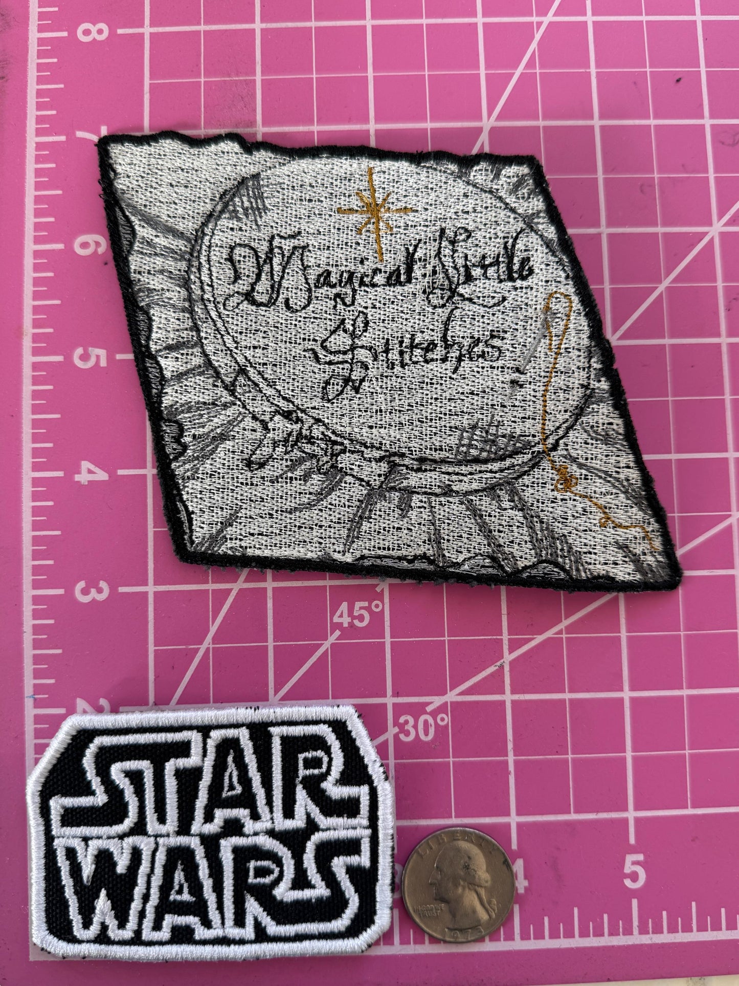 Star Wars inspired Embroidered Iron On Patch , Unique Jacket & Bag Applique