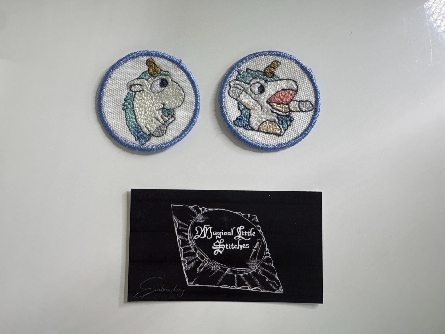Unicorse  Puppet inspired  Embroidered Iron-On Patch - Bluey Inspired