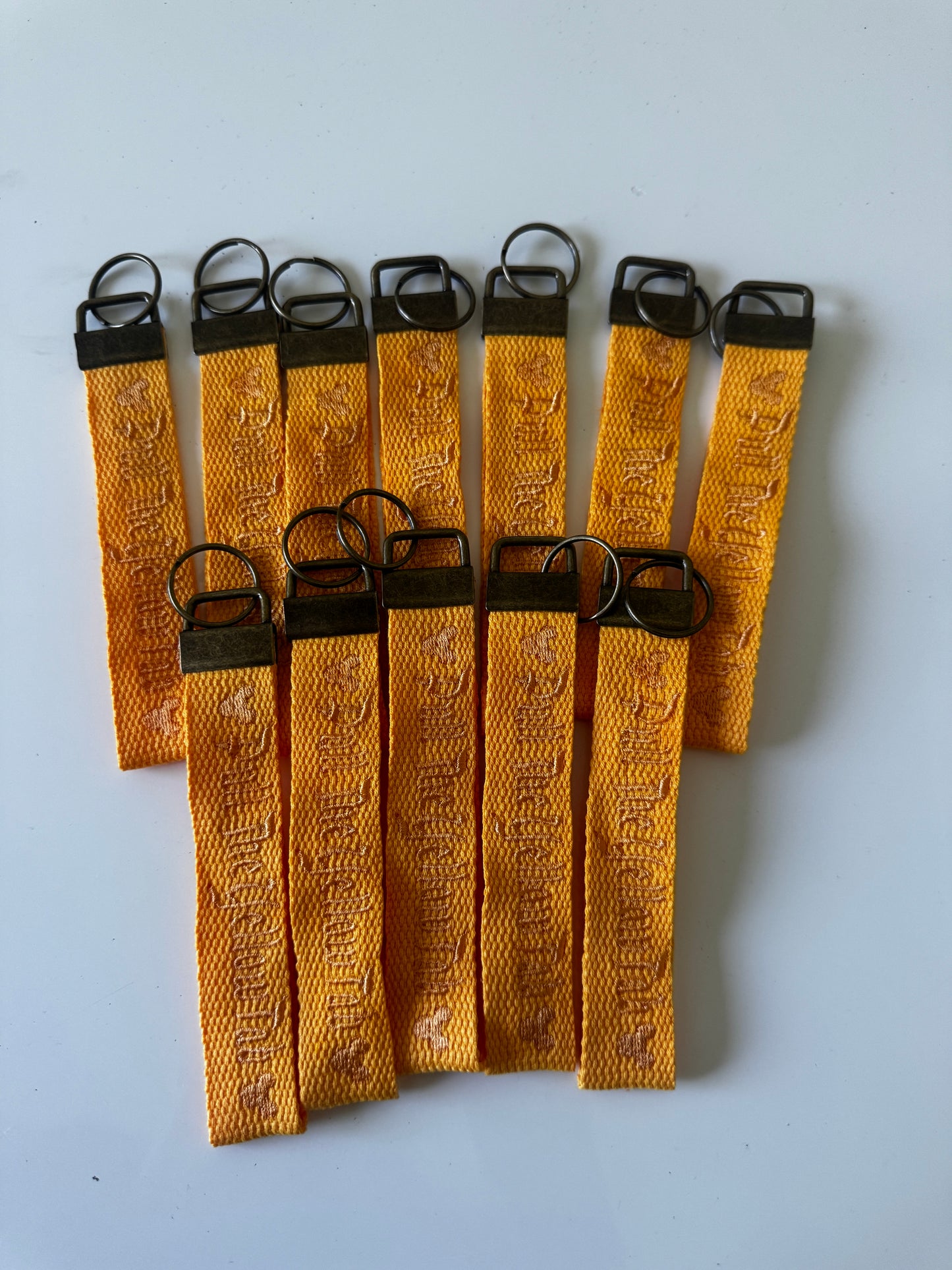 Pull the Yellow Tab Wristlet Keychain – Cute Bag Accessory