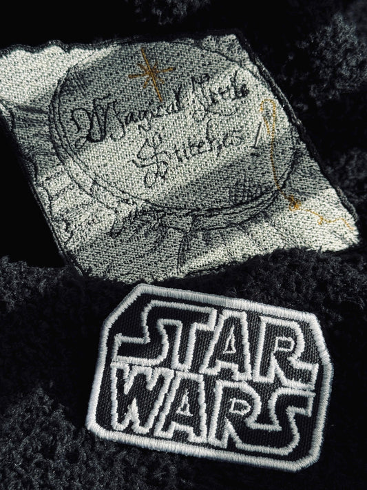 Star Wars inspired Embroidered Iron On Patch , Unique Jacket & Bag Applique