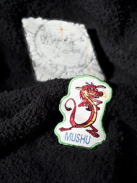 Mushu inspired  Embroidered Iron-On Patch: Mulan Inspired