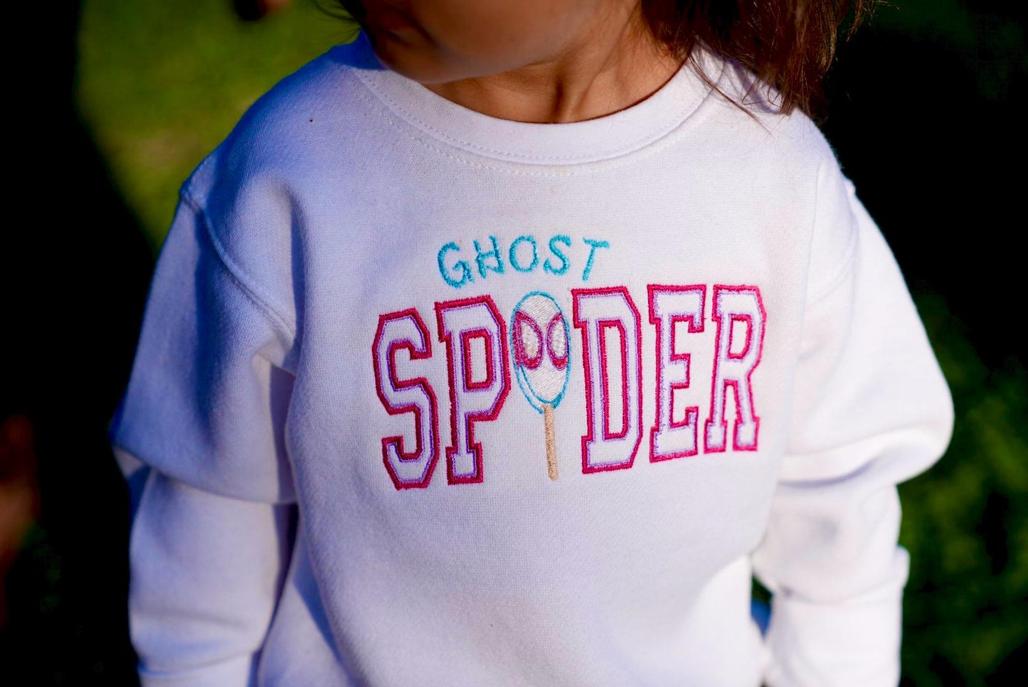 Unique Spidey inspired Embroidered  sweatshirt, Disney sweatshirt , cozy lounge wear, fall season, lightweight sweater, spiderman sweater