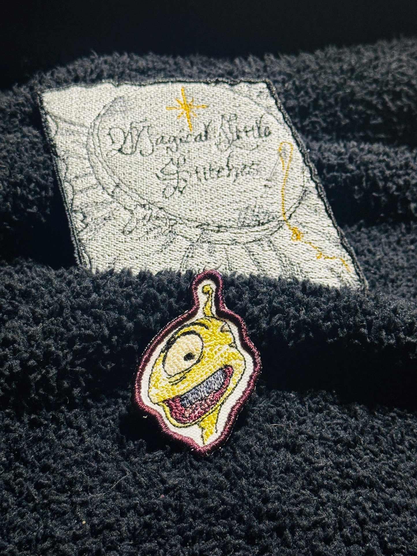 Pleakley Embroidered Iron-On Patch - Lilo & Stitch Inspired