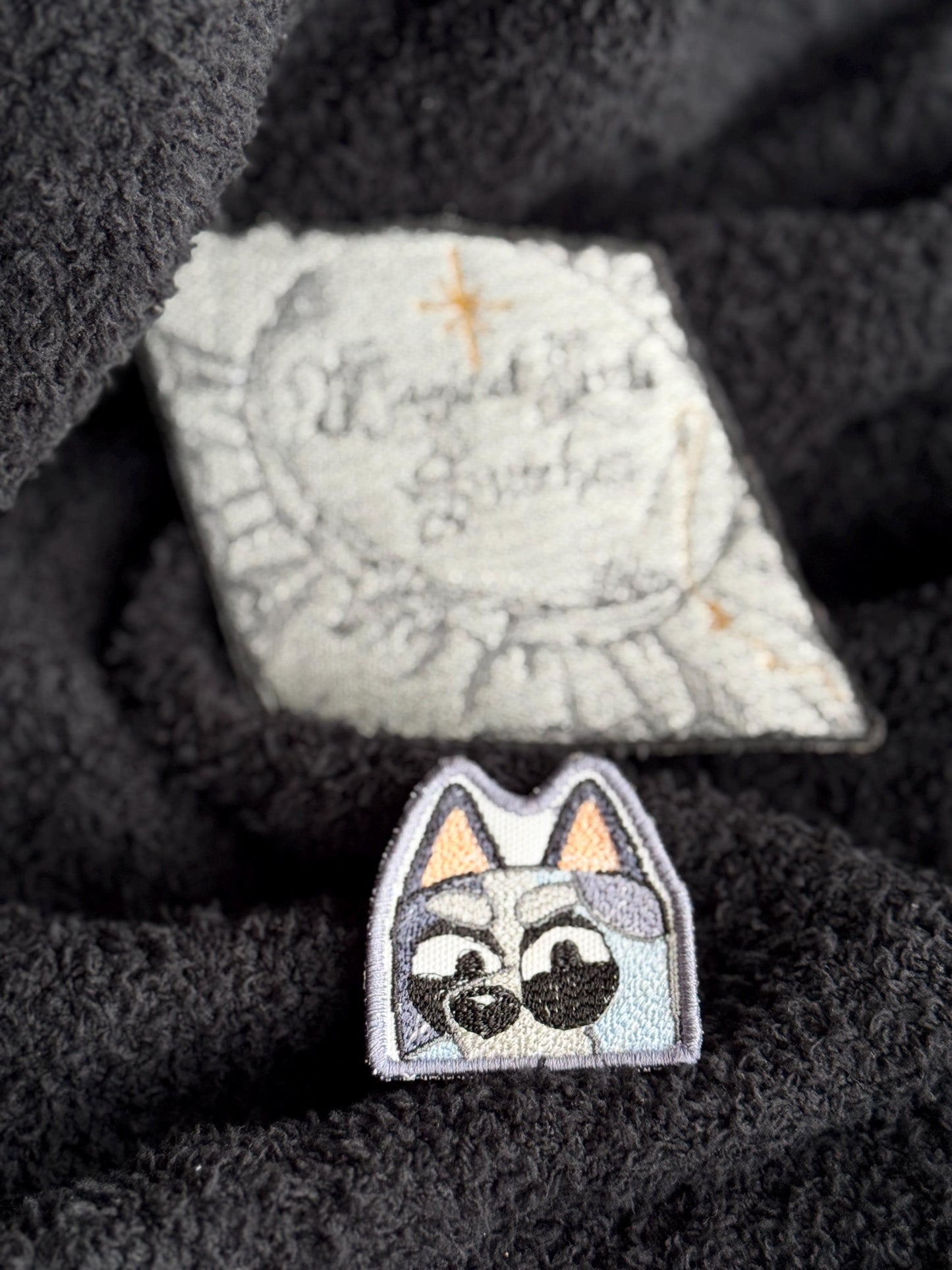 Muffin from Bluey inspired  Embroidered Iron-On Patch