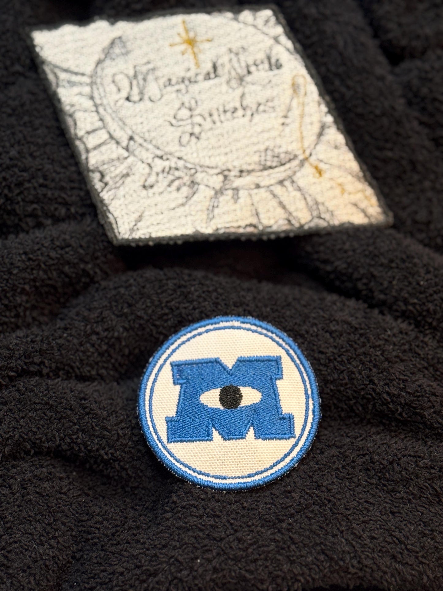 Monsters Inc. inspired  Embroidered Iron-On Patch