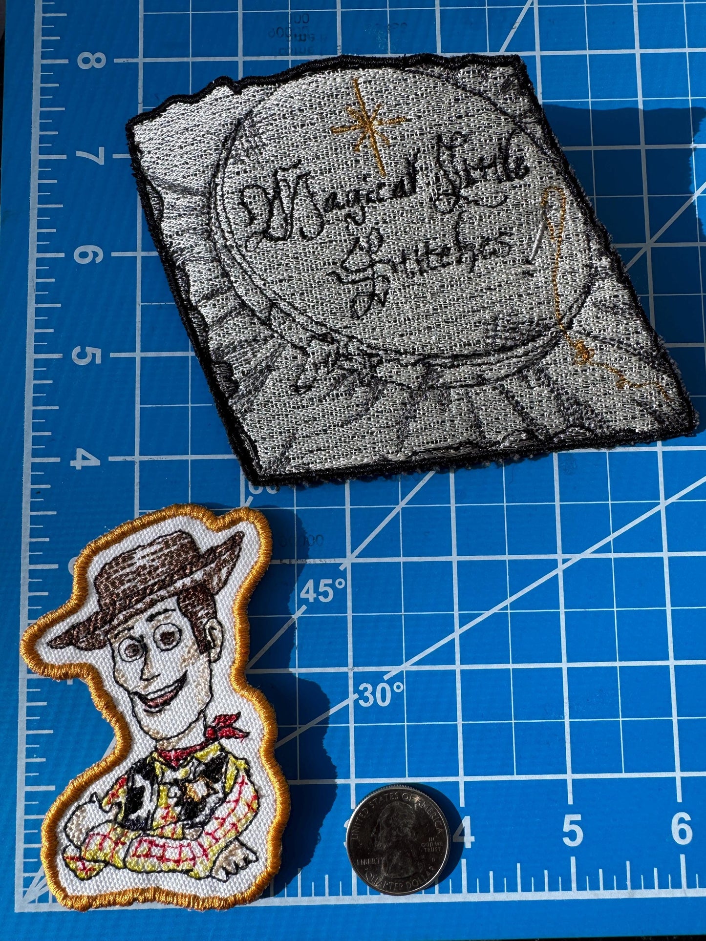 Woody inspired  Embroidered Iron-On Patch: Toy Story Sketch Style