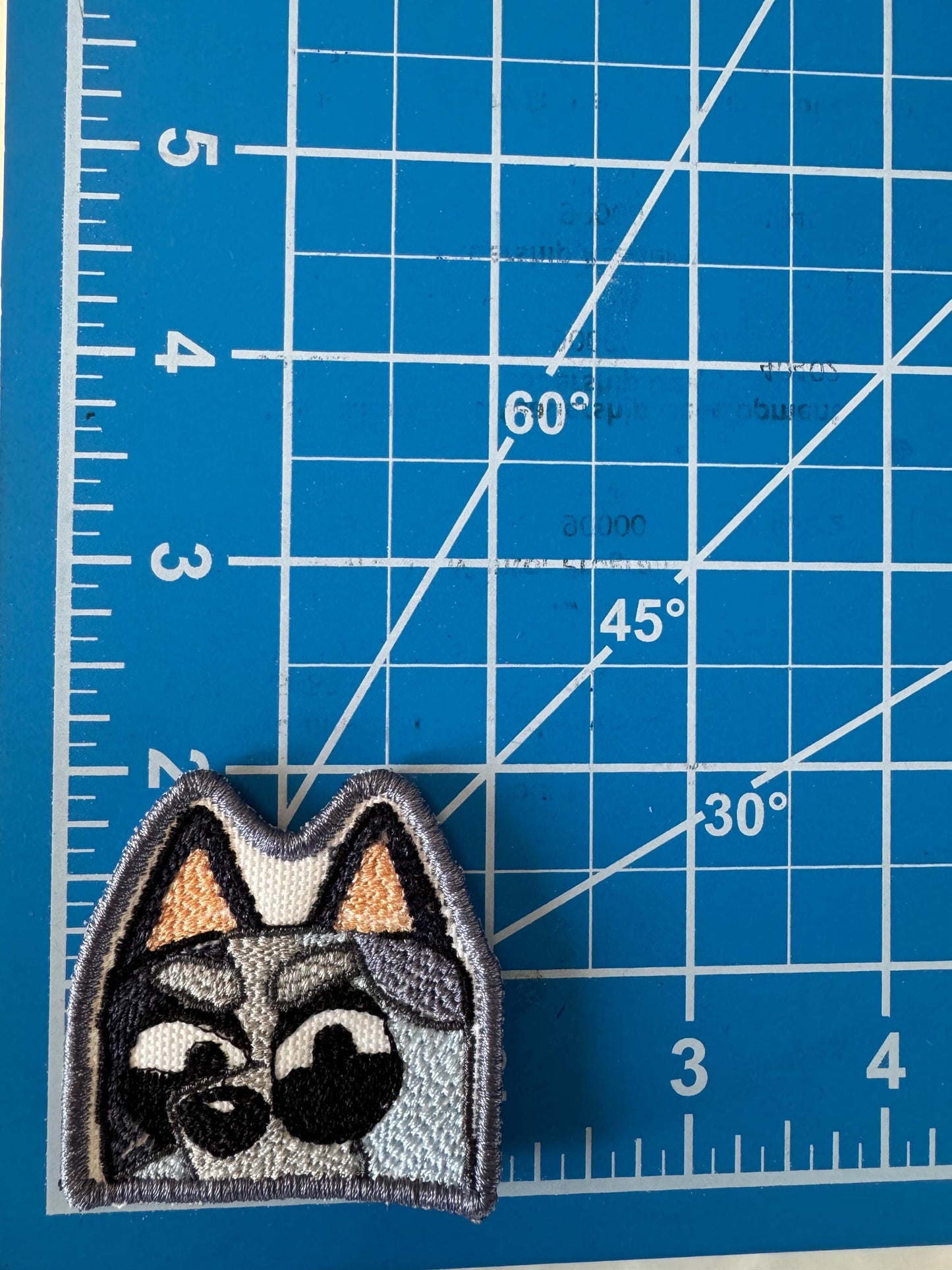 Muffin from Bluey inspired  Embroidered Iron-On Patch