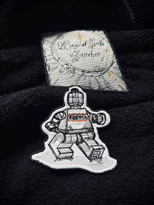 Lego Love: Jesus Iron On Patch for Hats, Jackets, Bags, Spiritual Patch,  patches, Iron on patch, Lego patch, embroidered patch, embroidery