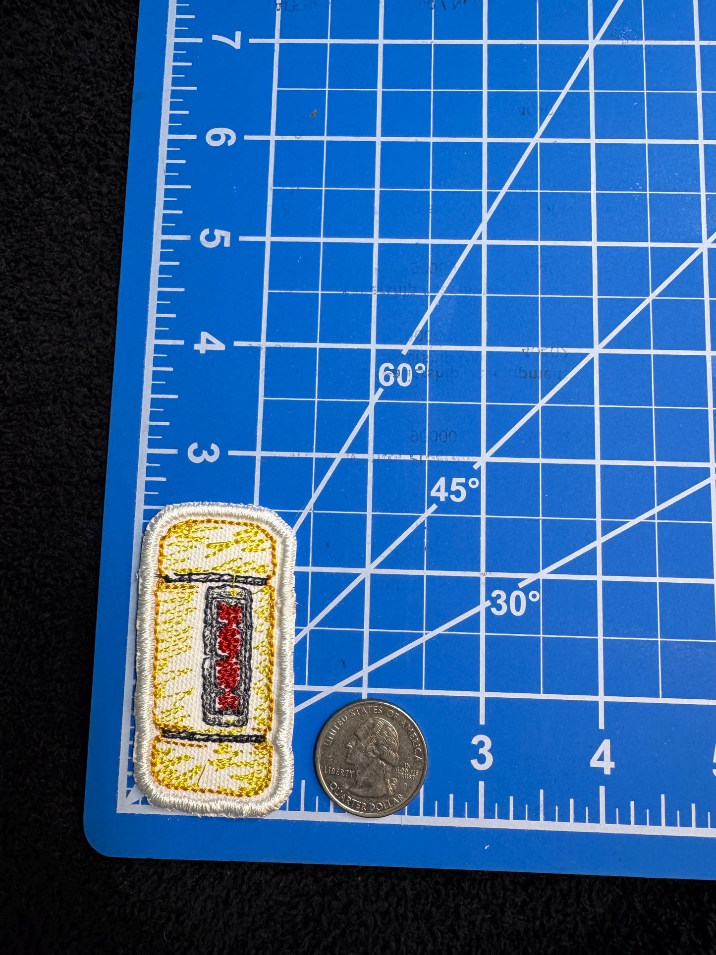 Monsters Inc. Scream Canister inspired Embroidered Iron-On Patch