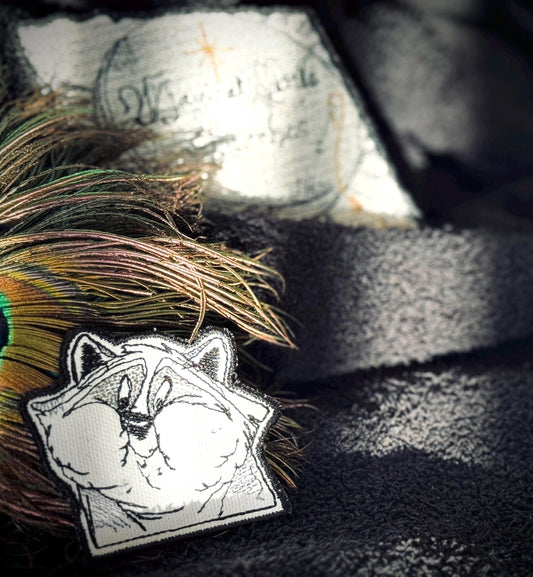Meeko Raccoon Embroidered Iron-On Patch – Pocahontas Inspired