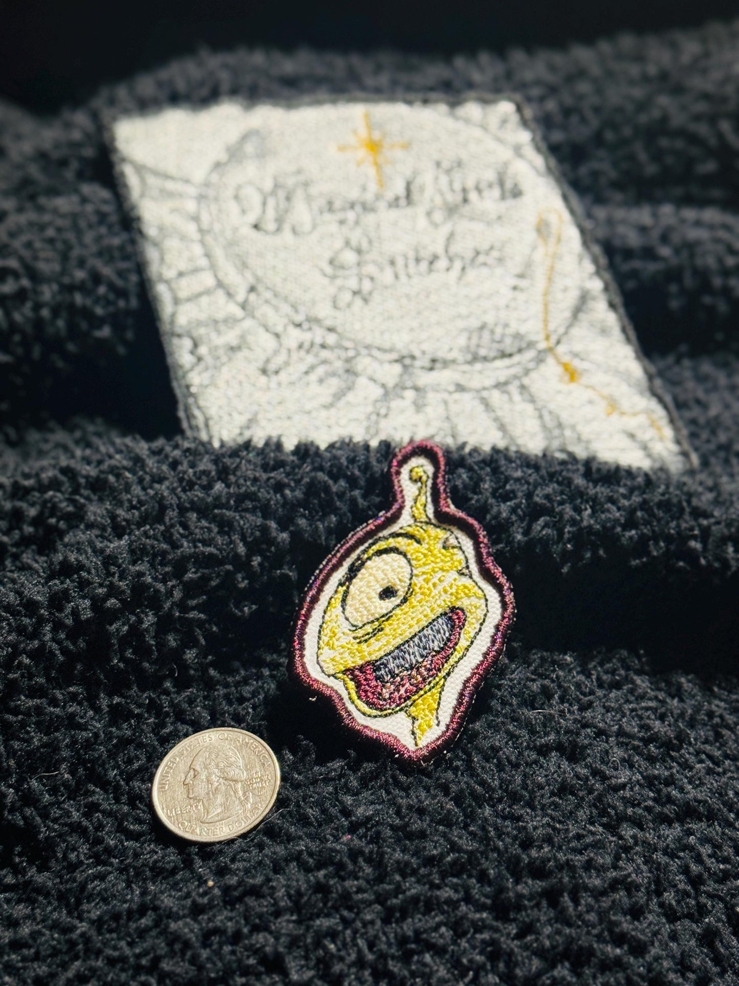 Pleakley Embroidered Iron-On Patch - Lilo & Stitch Inspired